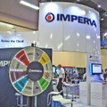 Imperva社のBusiness Hallブース。ルーレットを利用したノベルティの配布などがおこなわれていた