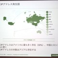 不正IPアドレスの多い国