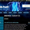 Black Hat USA 2015 Briefings 詳細ページ