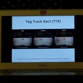 発砲のタイミングを計るTagTrackXactシステム。（プレスルームでの公開）