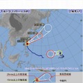 台風経路図