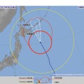 台風経路図