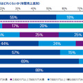 設問「サイバー攻撃の年間予算（売上規模別）」