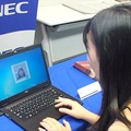 NECでは、顔認証AIエンジン「NeoFace」を採用した商品やサービスに注力している