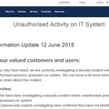 「Unauthorised Activity on IT System（PageUp）」