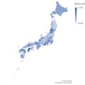 常時SSLに対応している自治体Webサイトの割合が高い都道府県