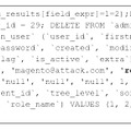 デコードされたbase64ペイロード。新しいデータベース管理者アカウント「rogueaccount」が作成されている