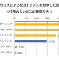 住所情報の目視チェックまたは人為的な確認作業を実施