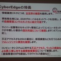 「CyberEdge」の特徴。全世界での補償を実現した