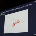 ウクライナで GPSジャミングを観測