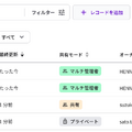 HENNGE Password Managerレコード画面