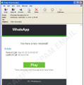 “Whatsapp” からの通知を装った Eメール