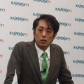 カスペルスキーの代表取締役社長である川合林太郎氏