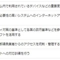 表1　制御システムに必要なセキュリティ対策