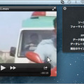 Mac OS X上では問題なく動画が再生される