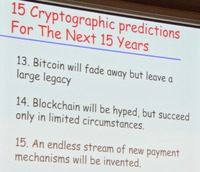 これから15年間の暗号とサイバーセキュリティに関わる15の未来予測、ビットコインや新しい決済に関する予測