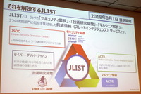 JLISTは、セキュリティ監視「JSOC」、マルウェア解析「ACTR」、技術研究開発「サイバー・グリッド・ジャパン」の知見を集結したスレットインテリジェンス