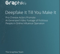 「Deepfake It Till You Make It」（Graphika）
