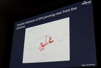 ウクライナで GPSジャミングを観測