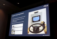 自動走行システム（GPSアンテナ、タブレット、ステアリングコントローラー、センサーを後付けするだけ）