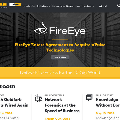 FireEye、ネットワーク・フォレンジックのnPulse Technologiesを買収（ファイア・アイ） 画像