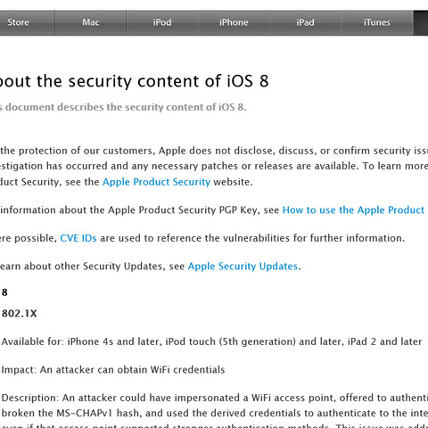 アップルが複数製品のセキュリティアップデートを公開（JVN） 画像