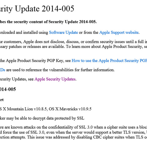 アップルが複数製品のセキュリティアップデートを公開（JVN） 画像
