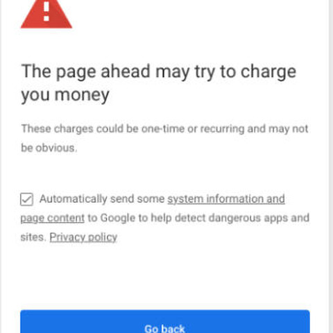 定期購入の説明不十分なページに警告表示、「Chrome 71」から導入（Google） 画像