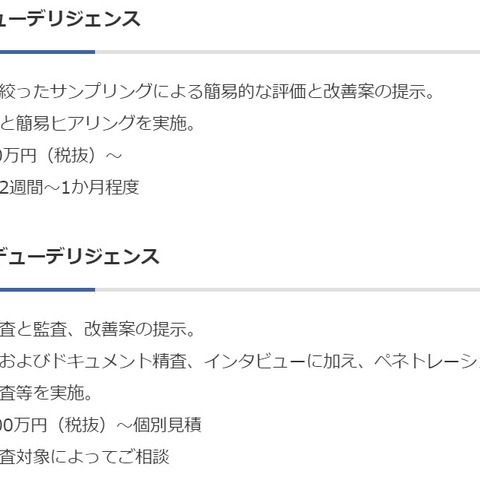 M＆Aの対象企業のセキュリティ評価を行うデューデリジェンスサービス（EGセキュアソリューションズ） 画像