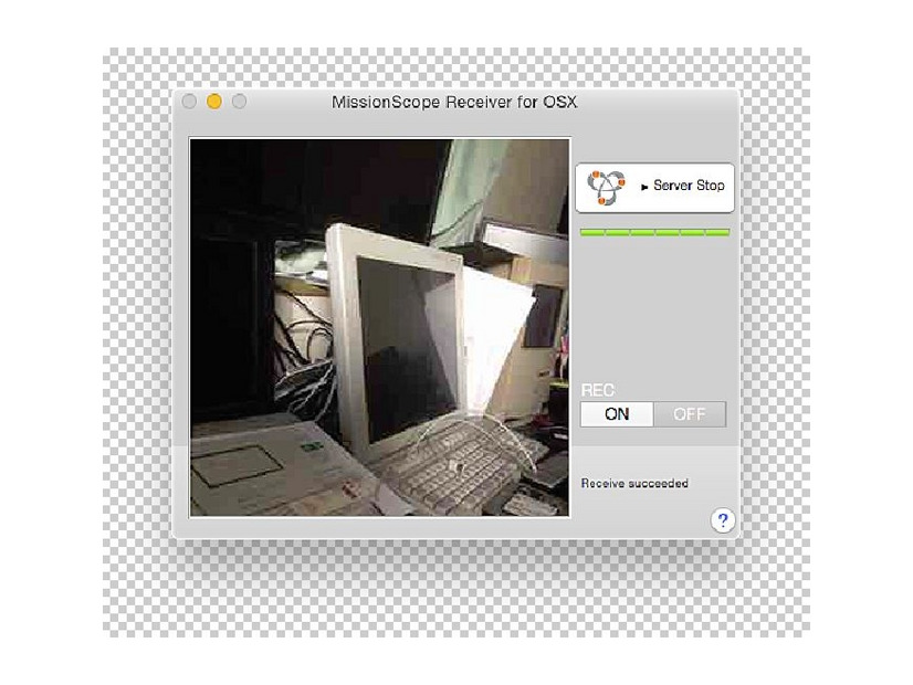 開発元のwebで配布されている専用アプリを使用すれば、iOSデバイスの代わりにMacでカメラ映像を視聴・録画することもできる。