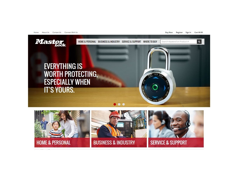 マスターロックは南京錠だけでなく、iOS/Android用のコンプライアンスソフトウェアなど安全管理ソフトなども展開する（画像はマスターロックのwebより）。