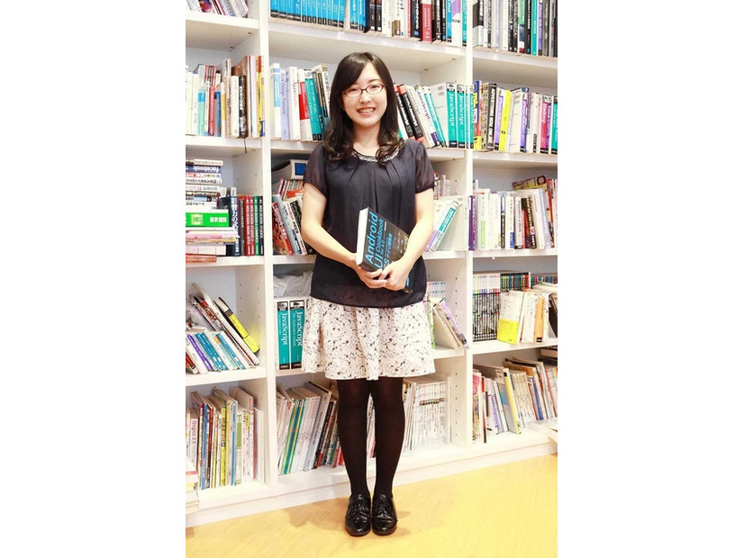 ミクシィ プロダクト開発部の藤木紫乃さん【写真：米玉利朋子】