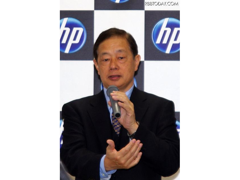 日本HPのHPソフトウェア事業統括エンタープライズ・セキュリティ・プロダクツ統括本部 統括本部長の新造宗三郎氏