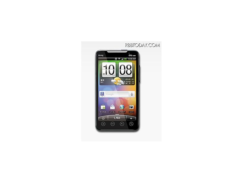 WiMAX対応モデルでトップのHTC EVO WiMAX