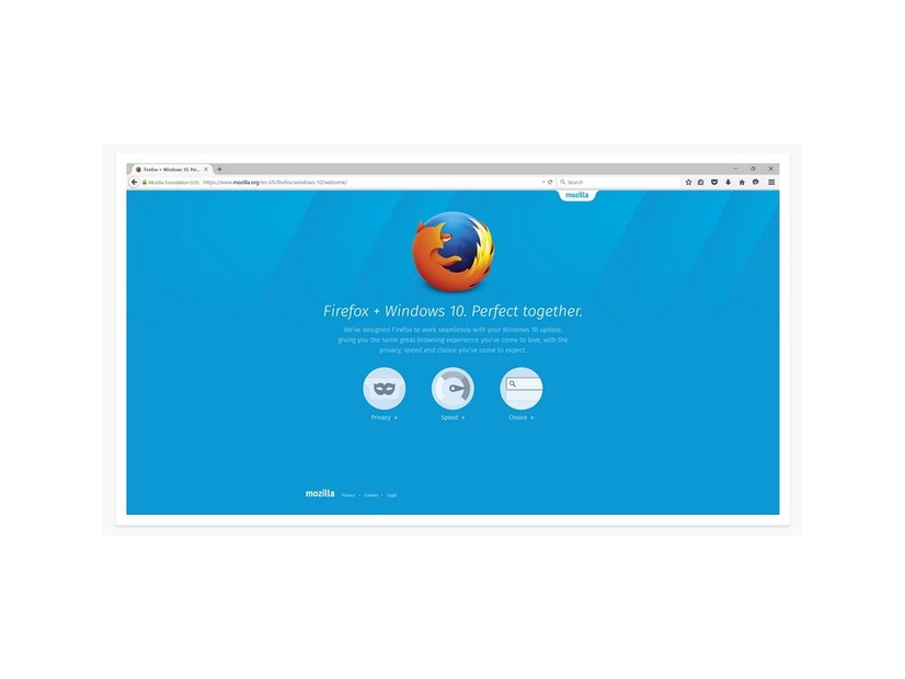 Windows 10に正式対応したFirefox 40