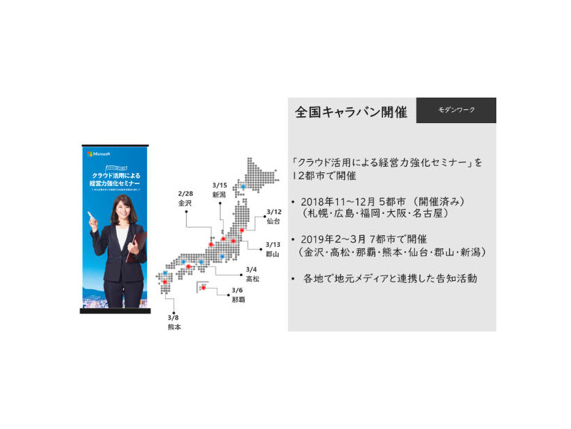 全国12都市で「クラウド活用による経営力強化セミナー」を開催