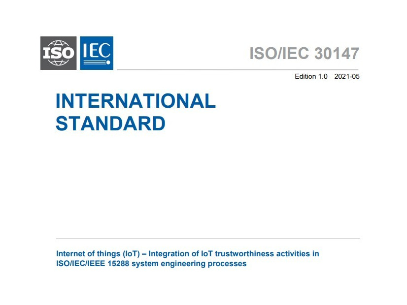 ISO/IEC 30147 INTERNATIONAL STANDARD
