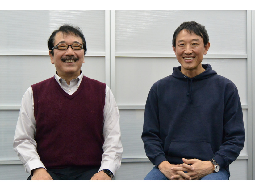 パスロジ株式会社 代表取締役社長 小川 秀治氏（左）とScanNetSecurity編集人 上野宣