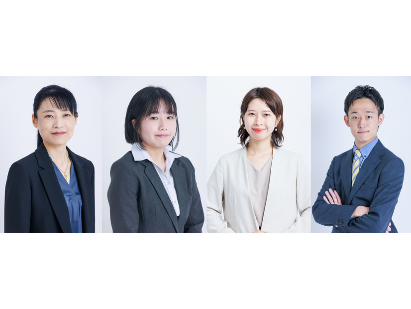 （写真左から）株式会社ソリトンシステムズ ITセキュリティ事業部 エバンジェリスト 荒木 粧子 氏、ITセキュリティ事業部 プロダクトマーケティング部 小川 あさぎ 氏、IT セキュリティ事業部 プロダクトマーケティング部 松田 真結 氏、プロダクトマーケティング部 マネージャー 光井 一輝 氏