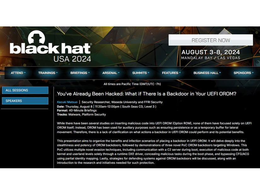 https://www.blackhat.com/us-24/briefings/schedule/index.html#youve-already-been-hacked-what-if-there-is-a-backdoor-in-your-uefi-orom-39579