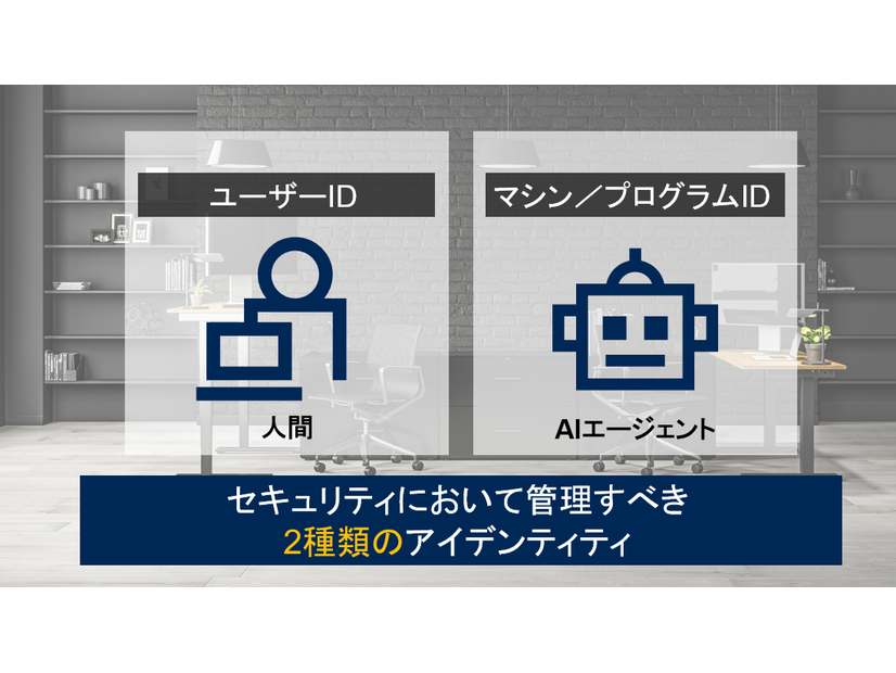セキュリティにおいて管理すべき2種類のアイデンティティ
