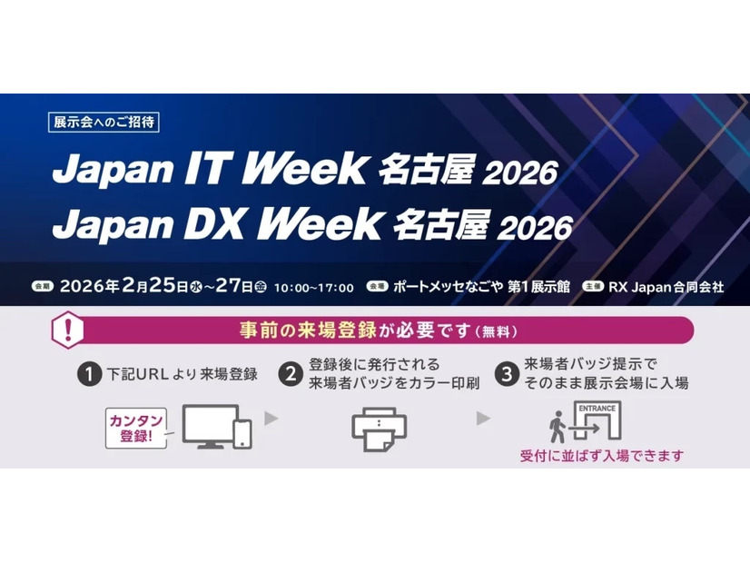 「Japan IT Week【名古屋】 2026」バナー