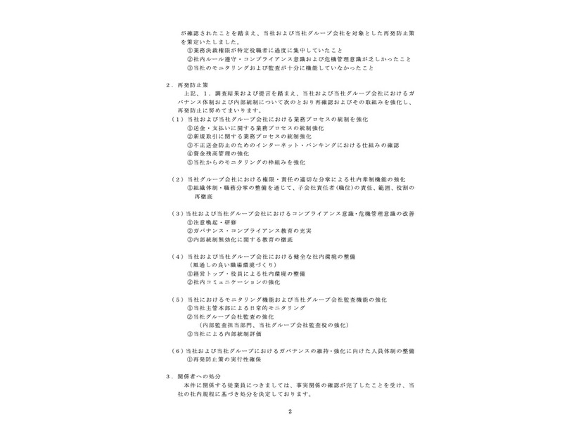 リリース（再発防止策）