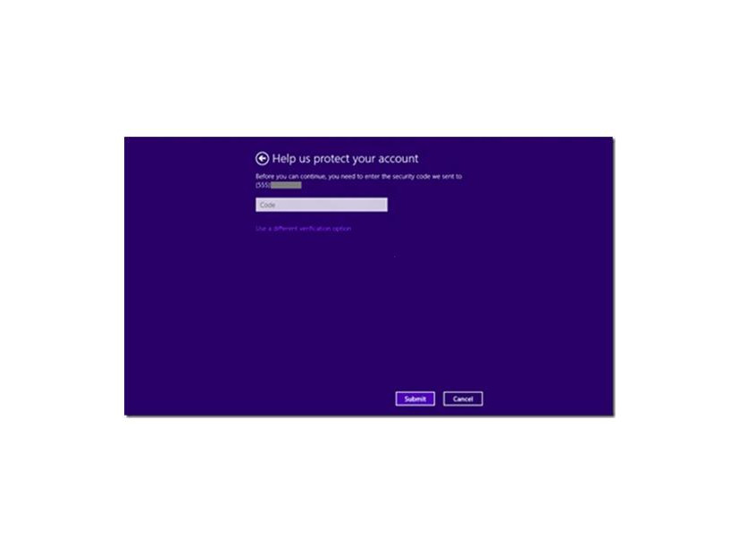 Windows 8上での2段階認証のコード入力