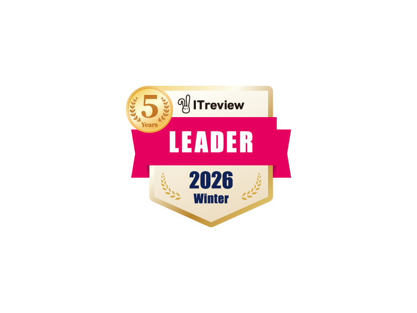 「5年連続Leader」のバッジ