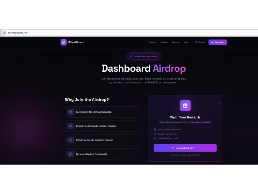 図4： 「エアドロップ」を利用してマーケティングされるブラウザ拡張機能