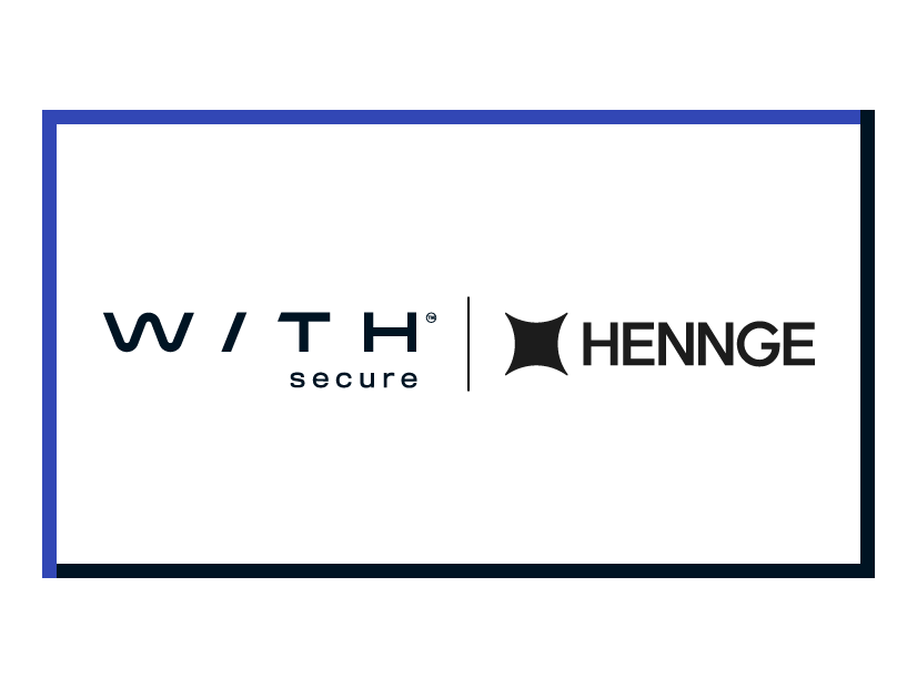 HENNGEとWithSecureのロゴ