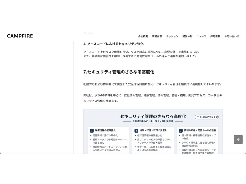 リリース（セキュリティ管理のさらなる高度化1）