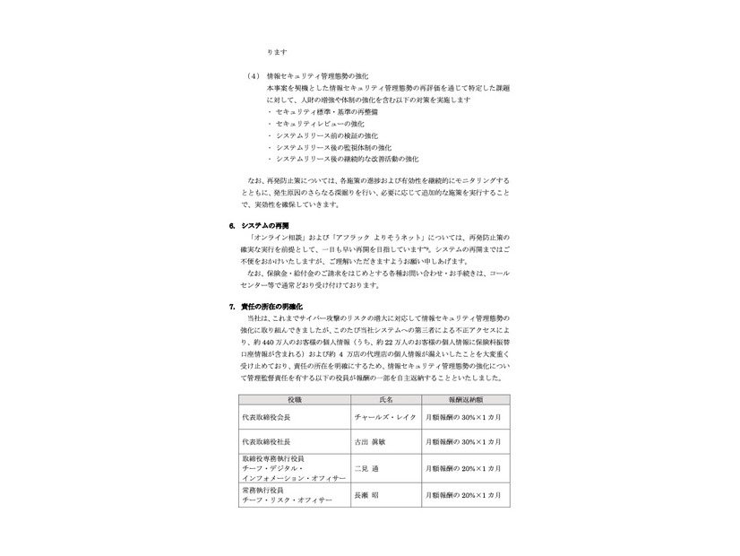 リリース（システムの再開）