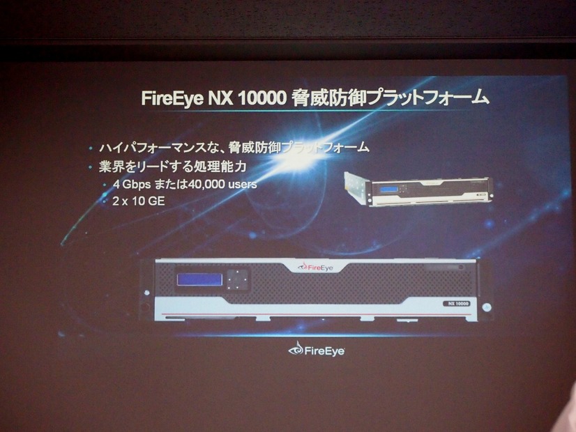 新たな脅威対策プラットフォーム「FireEye NX 10000」